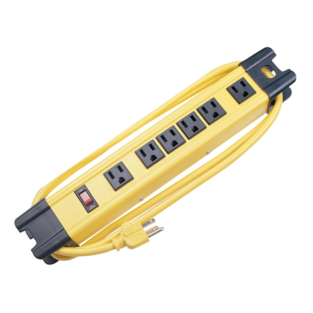 HUBBELL WIRING DEVICE-KELLEMS Surge Protection Plug Strips & Cord Sets HBL6PS350YL HBL6PS350YL